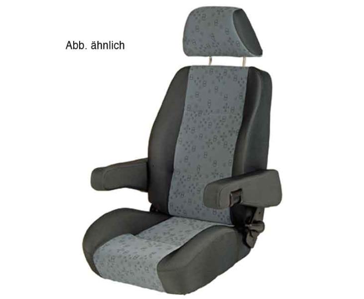 Sitz S 8.1 Bezug Leder dunkelgrau