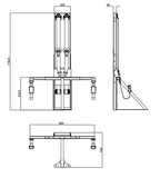 Für Fiat Ducato X250/X290 Chassis mit hohem Leiterrahmen