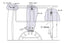 3-Punktgurtadaption VW T5 Kastenwagen Set 1 C-Säule links oder rechts