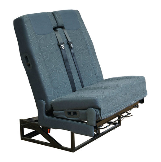 FASP SK7 Sitzbank Komplettset 95cm, Polster zweifarbig hellgrau/anthrazit