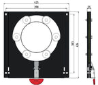 Drehkonsole VW T5/T6/T6.1 Gen3 gemäÃ GSR2