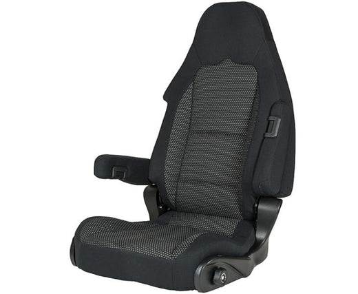 SPORT Pilotensitz S 10.1, Bezug Ara schwarz/grau f. Fahrerseite
