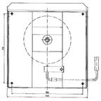 Drehsitz, Flachsockel für Fahrerhaussitze T4 bis Bj. 2/96 (ohne TÜV)