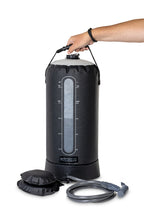 Campingdusche 20l Wassertank inkl. Fußpumpe, Duschkopf, Schlauch