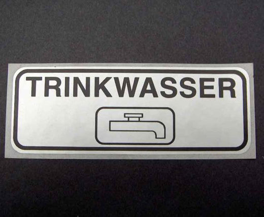 Lilie Aufkleber - Trinkwasser