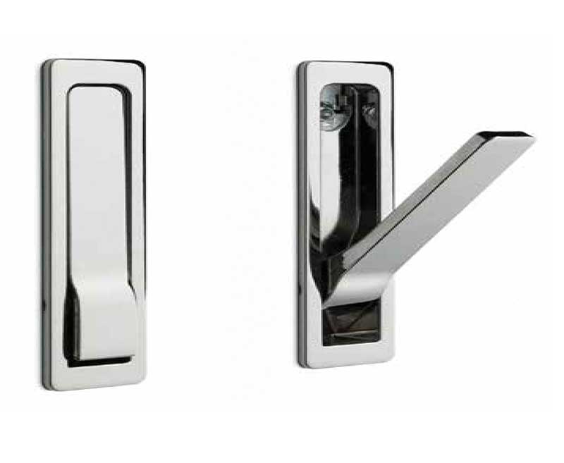 Eleganter Haken, komplett in der Wand versenkbar