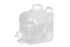 Faltkanister 20L,transp., 32x28x27cm,Hahn+Reinigungsöffnung groÃ blau