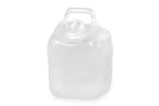 Faltkanister 10L,transparent, 23x21x36cm,Öffnung 3cm,Deckel weiß