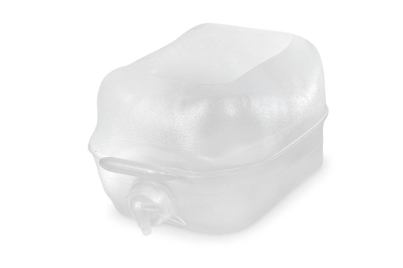 Faltkanister 10L,transparent, 26x23x40cm,Ãffnung 3cm,Deckel weiÃ