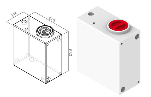 Trinkwasserkonformer Universaltank - 52 l