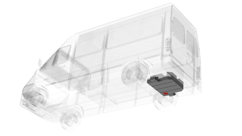 Abwassertank 95L Sprinter/TGE/Crafter ab17, hinten,h.Hinterachse