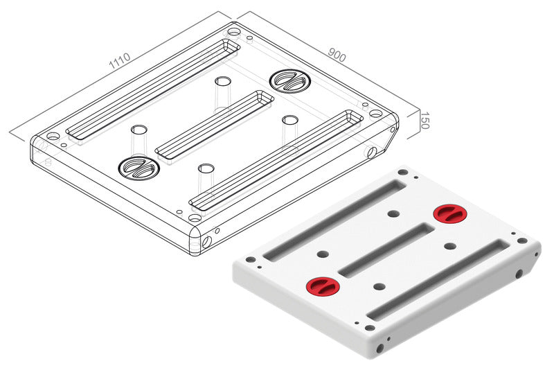 Trinkwasserkonformer Universaltank - 99 l