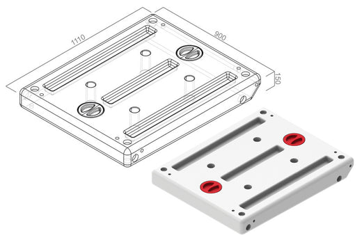 Trinkwasserkonformer Universaltank - 99 l