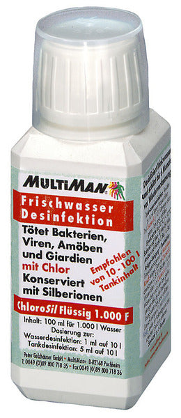 MULTI ChloroSil flüssig 1000 Wasserkonservierung, 100ml