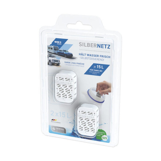 WMAQU Silbernetz Flex zur automatischen Wasserkonservierung (Set mit 2 x 15 l)