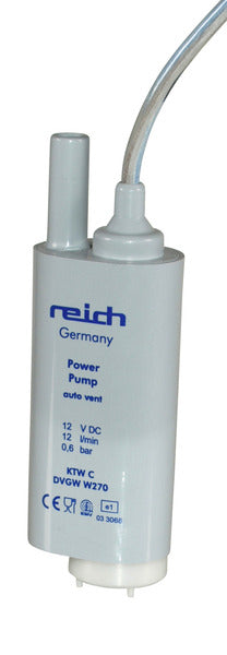 Power Pumpe Easy - Tauchpumpe 12 l/min. - 0,5 bar - 1 m Kabel - Inkl. Sieb
