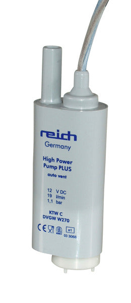 Power Pumpe Easy - Tauchpumpe 12 l/min. - 0,5 bar - 1 m Kabel - Inkl. Sieb - Lose
