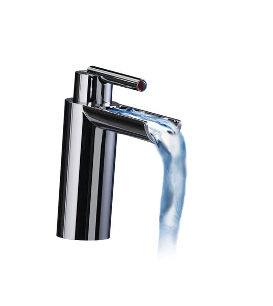 Einhebelmischer Keramik Cascada Bad Chrom, mit Schalter
