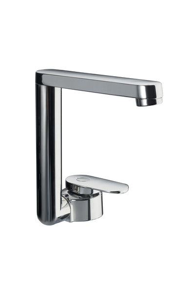 Twister hochglanzchrom, 360° drehbar, abklappbar 40mm Bauhöhe