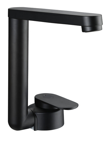 Twister matt schwarz, 360° drehbar, abklappbar 40mm Bauhöhe