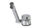 Wasserarmatur chrom,klappbar,drehbar,warm/kalt,1/2"Flexschlauch
