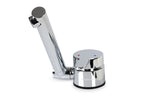 Wasserarmatur chrom,klappbar,drehbar,warm/kalt,1/2"Flexschlauch