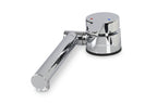 Wasserarmatur chrom,klappbar,drehbar,warm/kalt,1/2"Flexschlauch