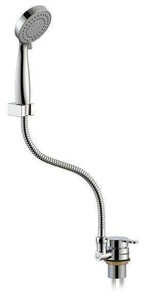 Einhebelmischer mit Duschset - Chrom glänzend