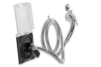 Wassersteckdose mit Vormischer, weiß,inkl.Dusche+Haken B115H133T100