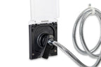 Wassersteckdose mit Vormischer, weiß,inkl.Dusche+Haken B115H133T100