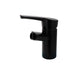 Aut.-Dusch-Einhebelmischer, COMO KOMPAKT mattschwarz, Höhe 14 cm, Duschanschluss 1/2", NFL 350 mm 8/10 mm, Befestigungsset