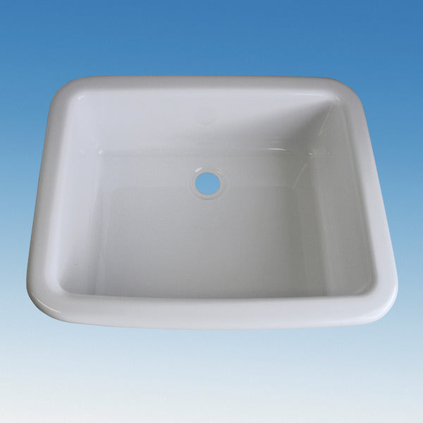 Mini-Waschbecken 350x280 Tiefe 120mm weiÃ