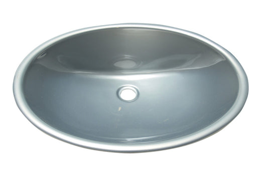 CKW Einlege-Waschbecken - Oval Material Kunststoff silber hochglänzend