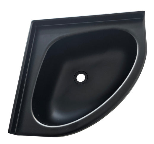 Comet Eckwaschbecken Mini Oval - Schwarz
