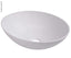 Waschbecken oval weiß, Maß: 400x290 mm, H135 mm