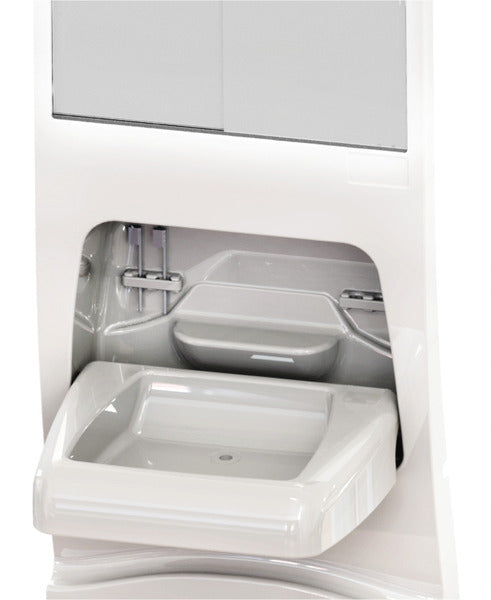 Sanitärwand im modernen Design