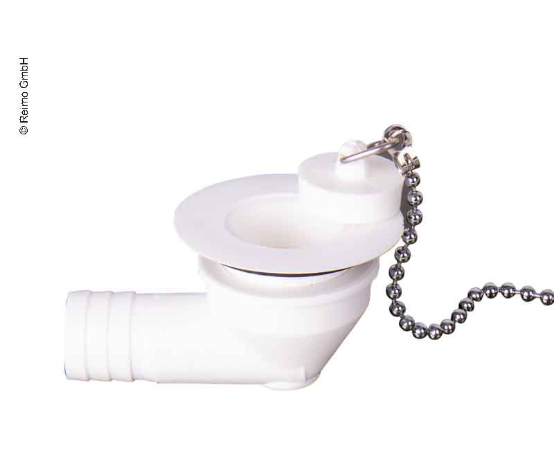 Wasserablaufgarnitur 90° Schlauch 3/4", Ablauföffnung 23 mm, 10er Pack
