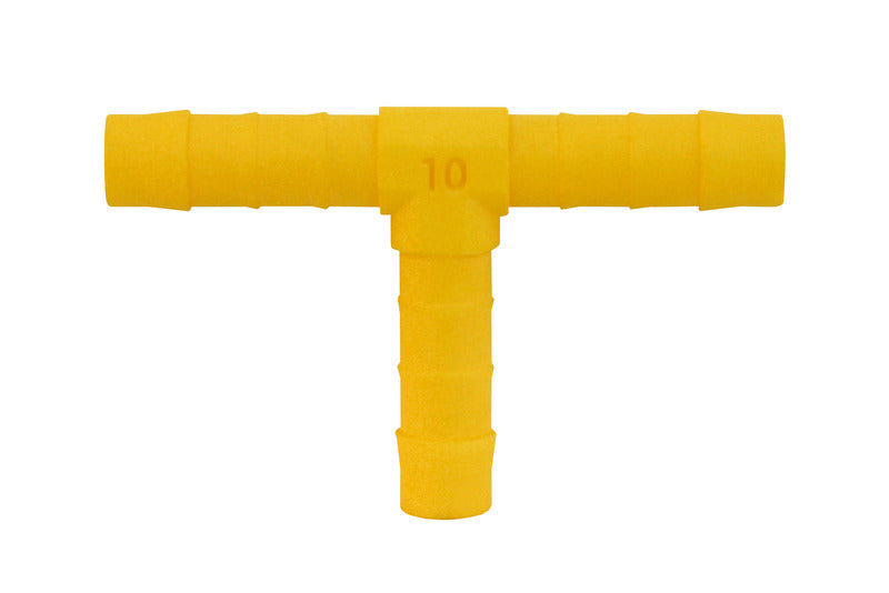 T-Verbinder für 10 mm Schlauch - Weißgelb - 2er Set