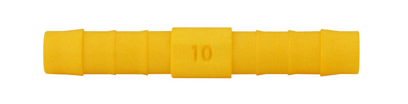 Verbinder gerade 2Stk. Weißgelb får 10mm Schlauch