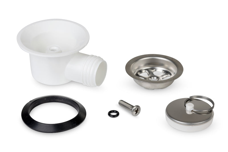 Ablauf gewinkelt,für Spüle Ãffnung 39mm, Abwasserschlauch 25mm