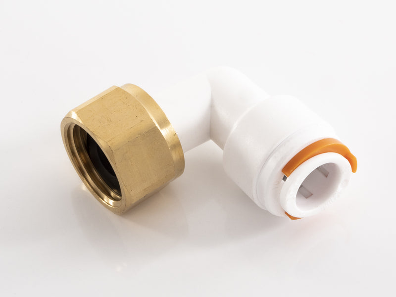 Mit 1/2" Überwurfmutter
