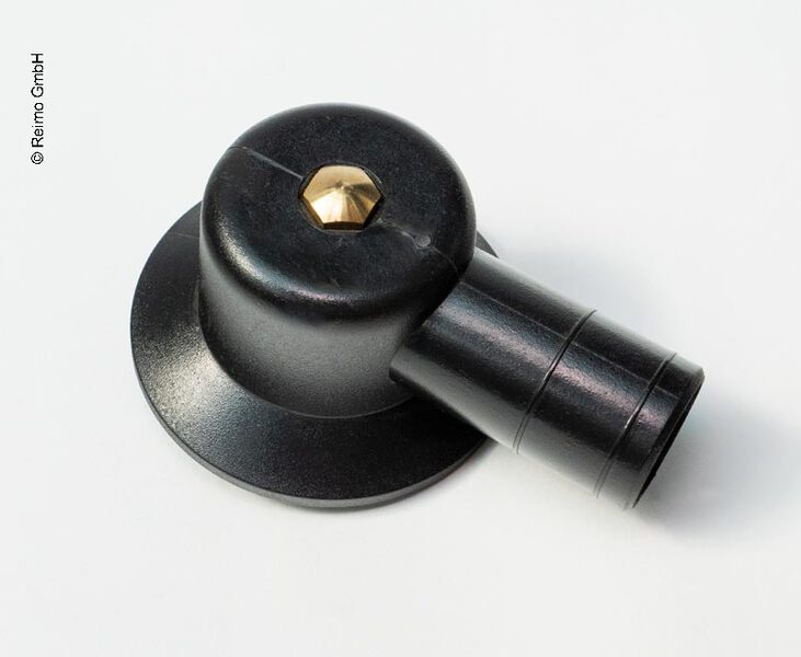 Wasserablauf 39 mm gewinkelt mit Stopfen - Typ F