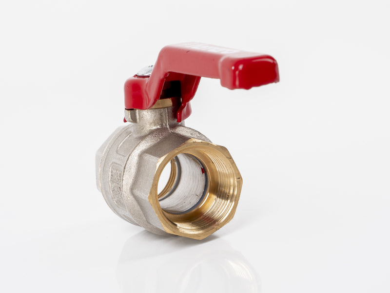 Kugelhahn Aluminium, 3/4" Innengewinde, mit langem Hebel
