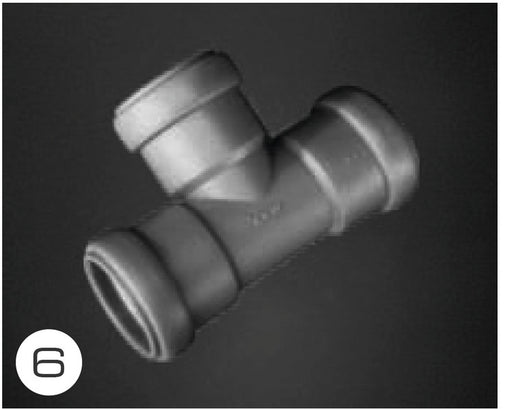 CKW 90° T-Stück für 28 mm Rohre