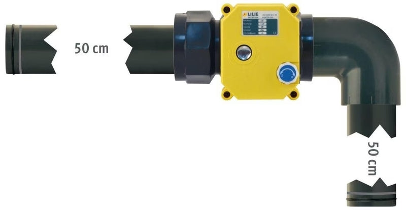 Lilie Elektrischer Kugelhahn - Kunststoff - 1" Steckgewinde