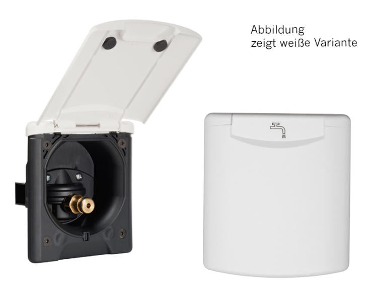 ABL City-Wasseranschluss mit Magnetverschl. anthrazit, mit Druckminderer