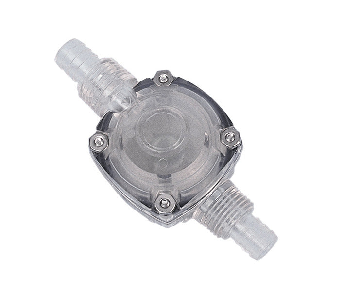 Lilie Wasserfilter beidseitig Schlauchanschluss 12mm