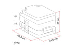 Campingtoilette Bi-Pot 30 - Small