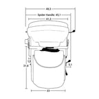 Nature's Head Camping Trenntoilette mit Spider Handle