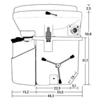 Nature's Head Camping Trenntoilette mit Spider Handle